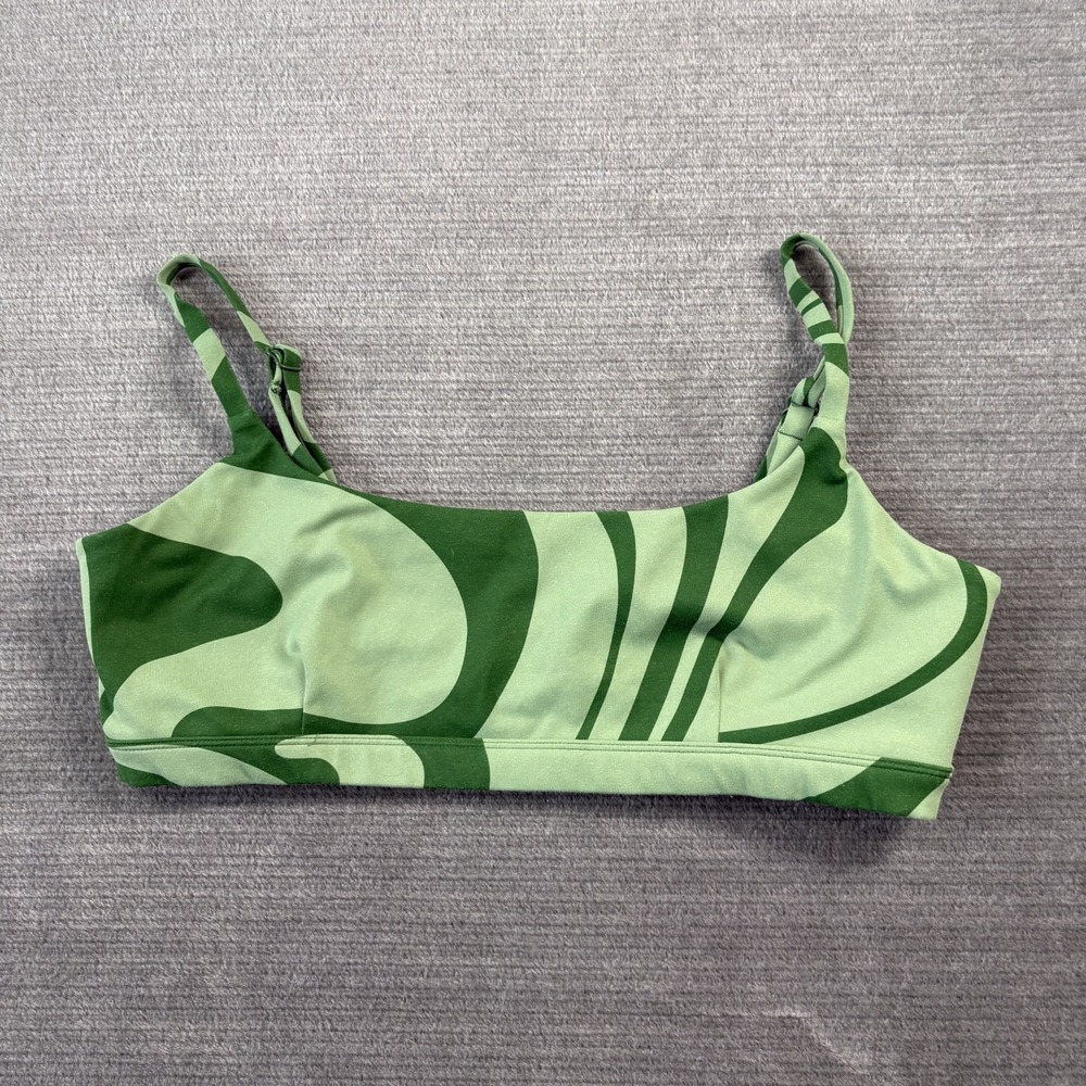 Vitality x Cosmopolitan Sports Bra XXXL Green Swirl Gym Athletic Running Yoga